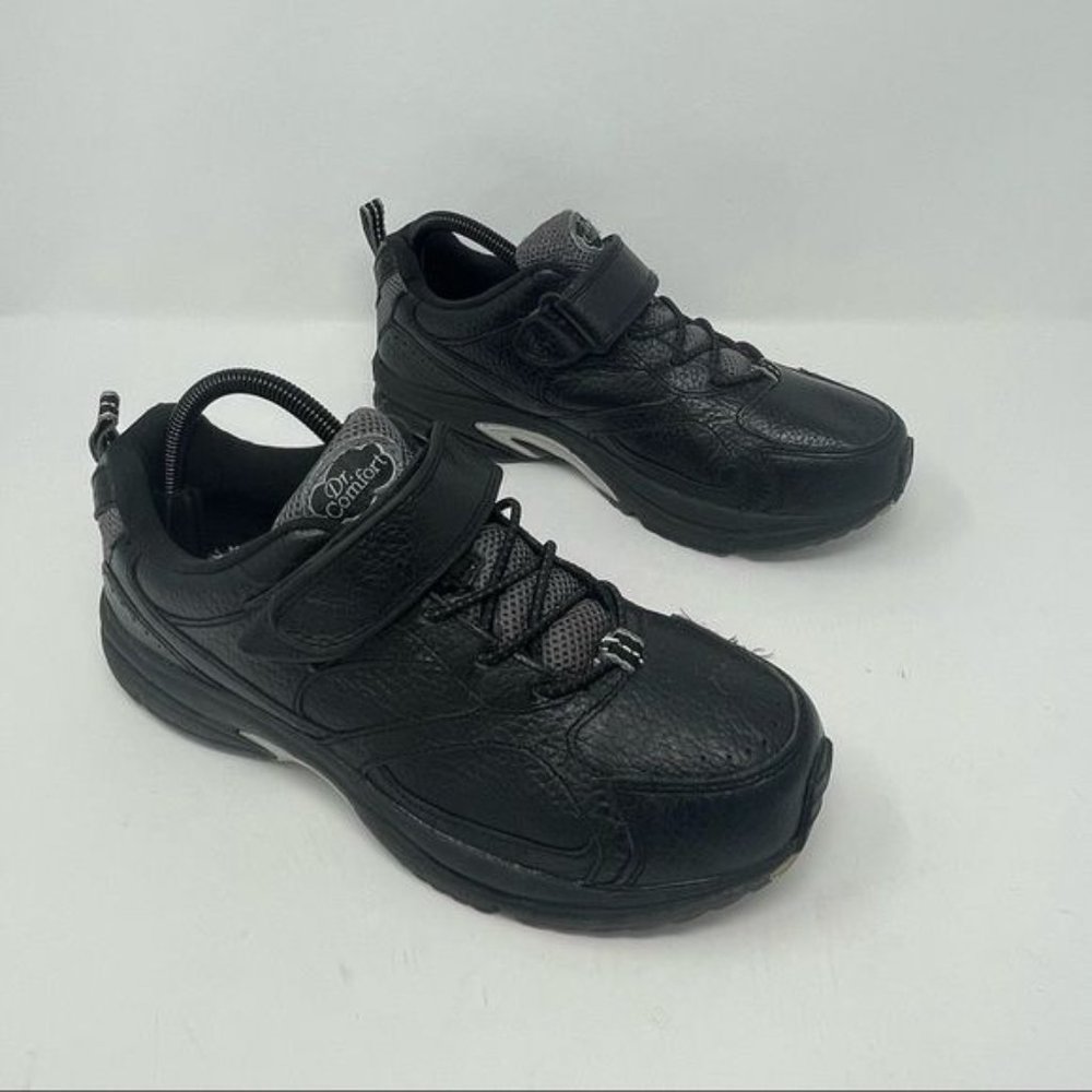 Dr. Comfort Men’s Winner Champion Hook & Loop Closure Comfort Shoes Size 7 WIDE